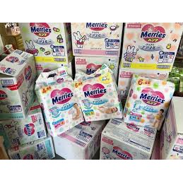 Tã Dán/ Quần Merries Nội Địa Nhật NB90+6/ S82+6 / M64+4 / L58/ M58+6/L44+6/XL38+6/XXL26+2
