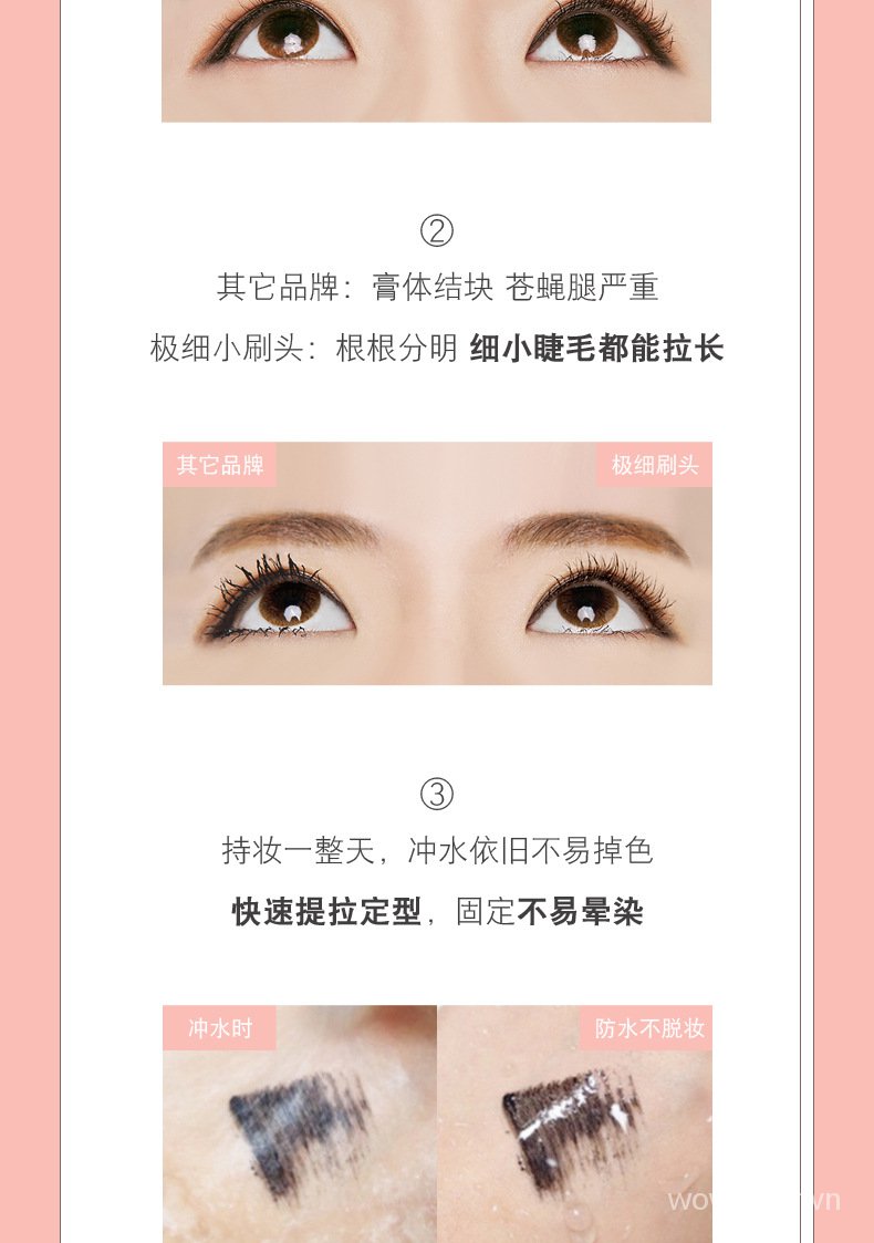 Mascara KISS BEAUTY Chống Thấm Nước Và Lâu Trôi Chất Lượng Cao | BigBuy360 - bigbuy360.vn