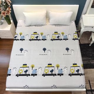 [Loại 1] Ga chống thấm cotton nano,ga trải giường cho bé,chất liệu thoáng mát không bí