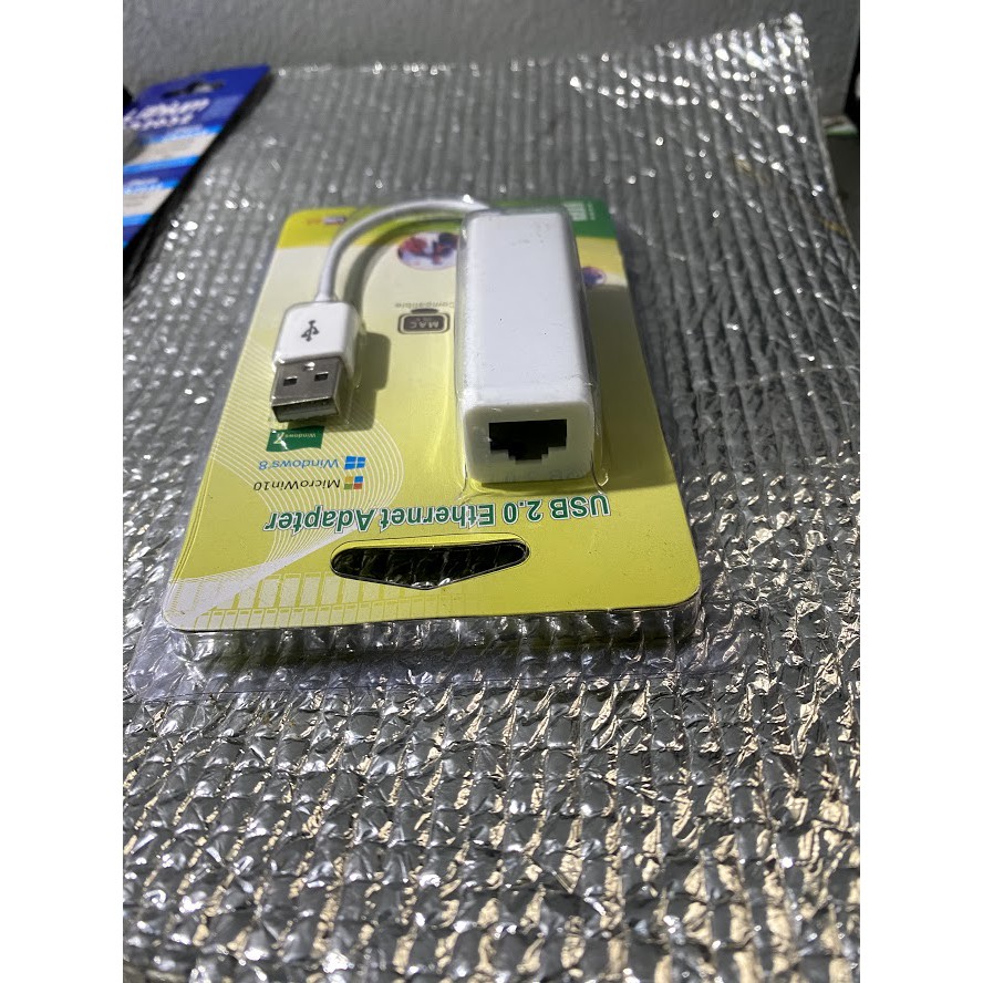 Cáp chuyển USB sang cổng mạng LAN (Enthernet RJ45) ( loại tốt)