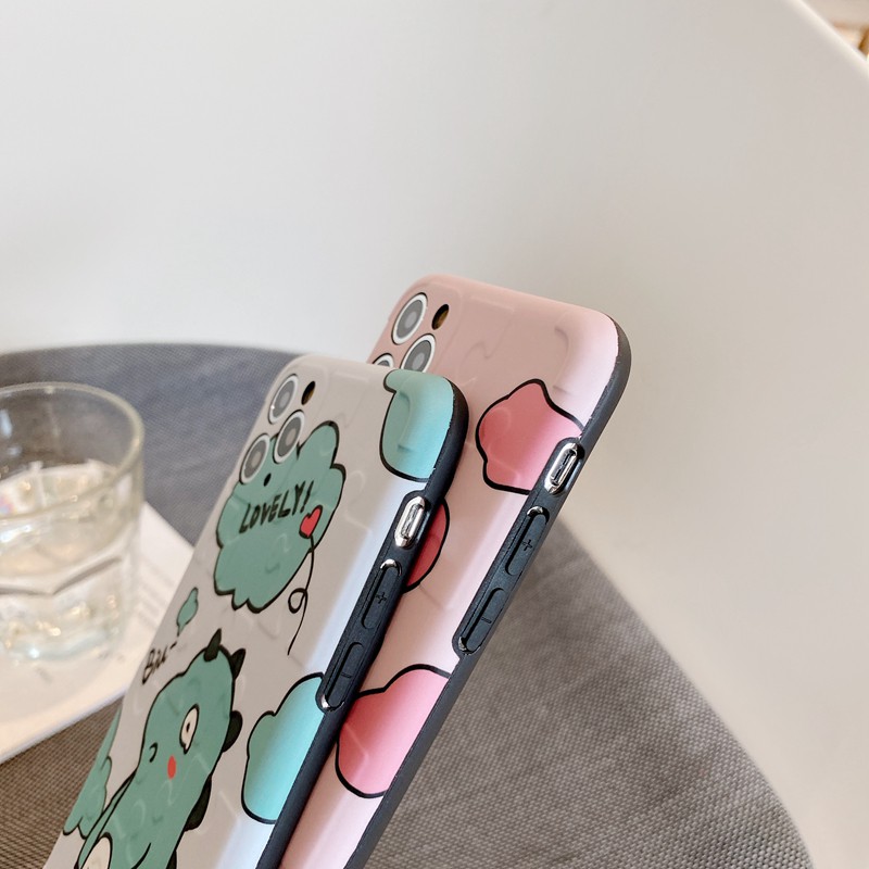 Ốp lưng Iphone IMD Khủng long hoạ tiết lego Iphone 7plus/8plus/x/xs/xsmax/11/11pro/11promax Dino Case