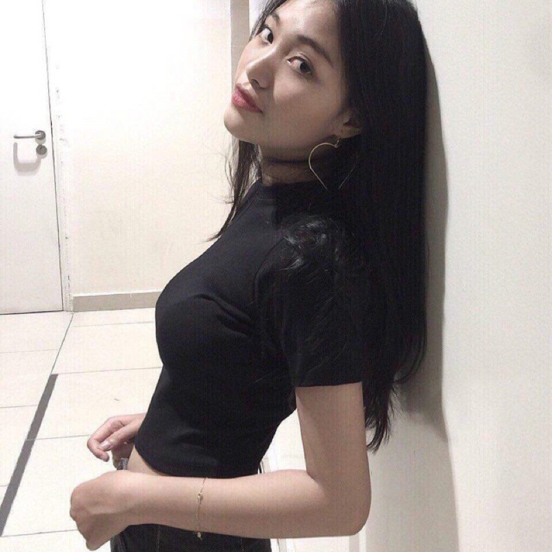 ÁO croptop thun gân