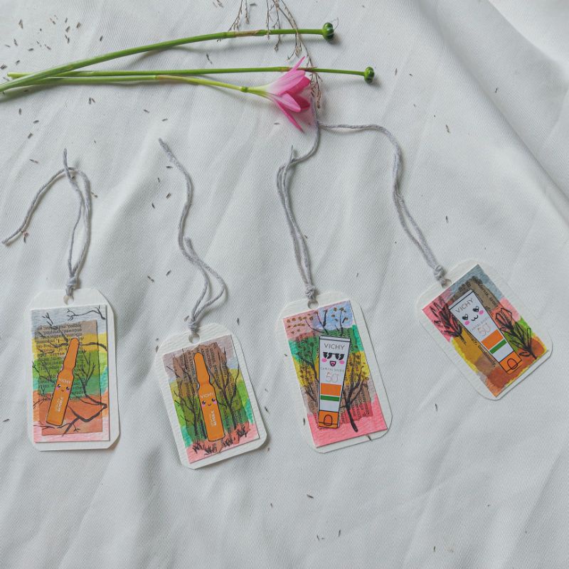 (Vẽ tay) Set 3 tờ Kẹp sách/Bookmark Handmade (1)