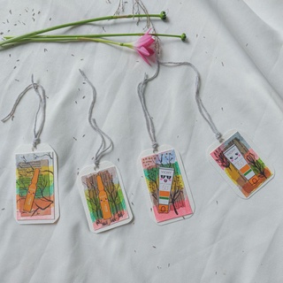 Set 3 tờ Kẹp sách/Bookmark Handmade