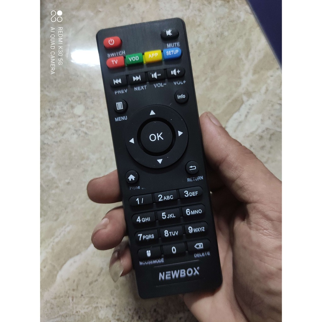 Remote Điều khiển đầu thu NEWBOX N8 Smart Tivi Android- Hàng chính hãng mới 100% Tặng kèm Pin!!!