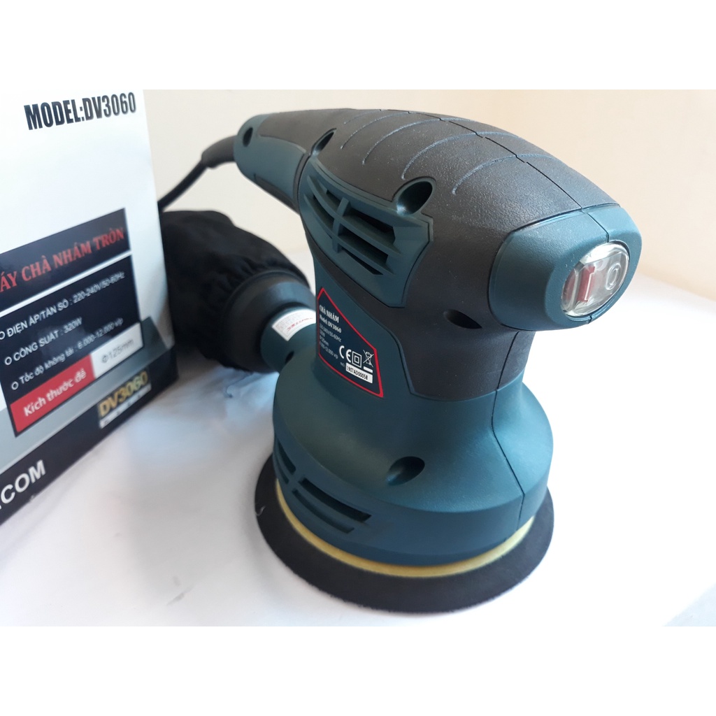 Máy chà nhám tròn DAVITEC DV3060 - công suất 320W, giá hợp lý, motor dây đồng 100%