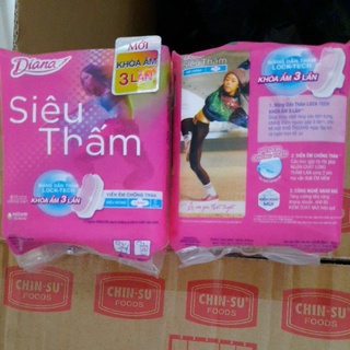 COMBO 2 GÓI Băng vệ sinh siêu mỏng cánh Diana siêu thấm 8 miếng (