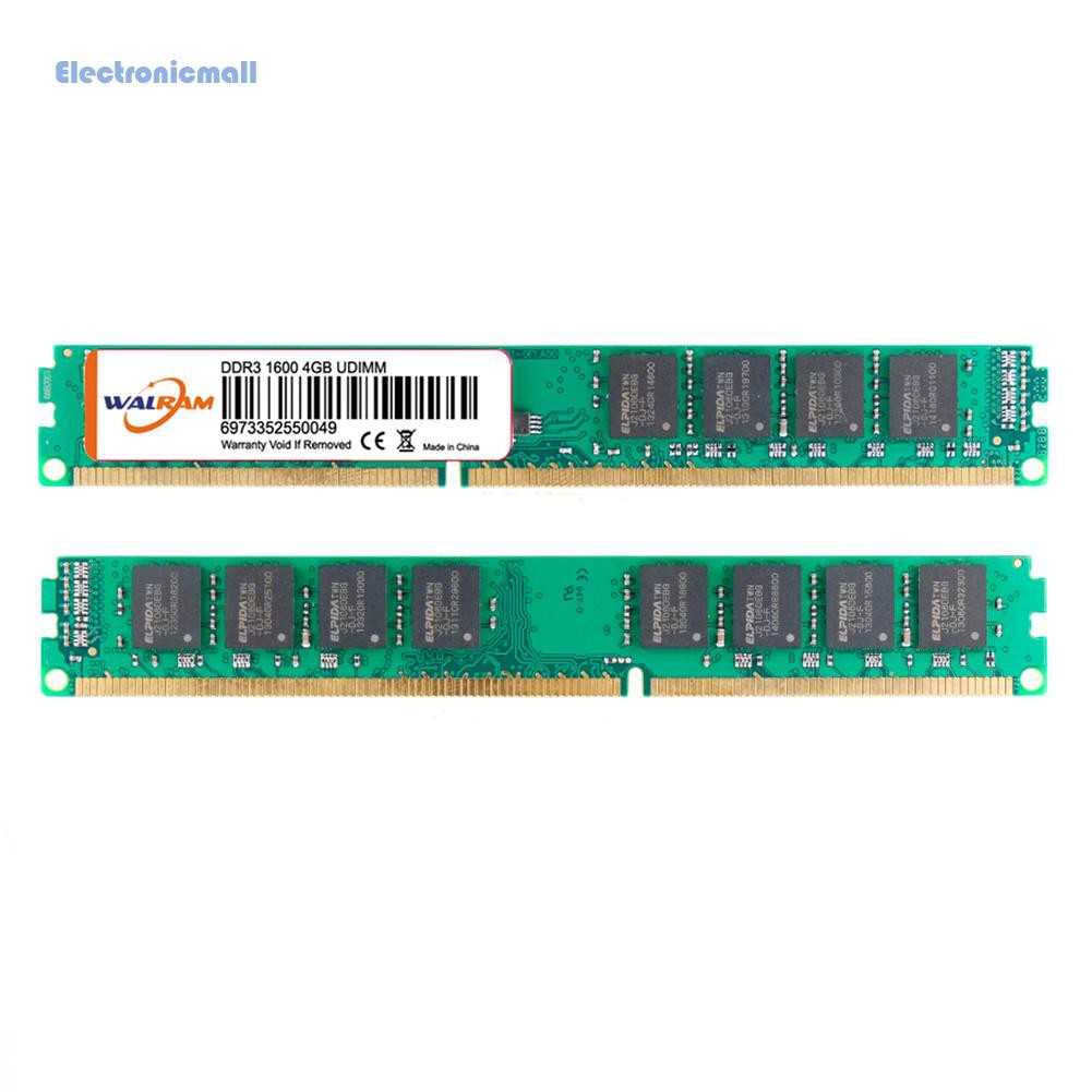 Bộ Nhớ Ram Điện Tửmall01 Pc3-12800 240 Pin 4gb Ddr3 1600mhz Ddriii Cho Máy Tính