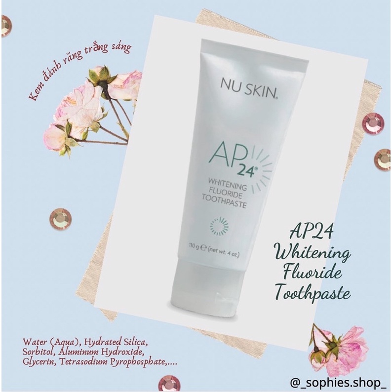 Kem đánh răng trắng sáng AP24 Whitening Fluoride Toothpaste