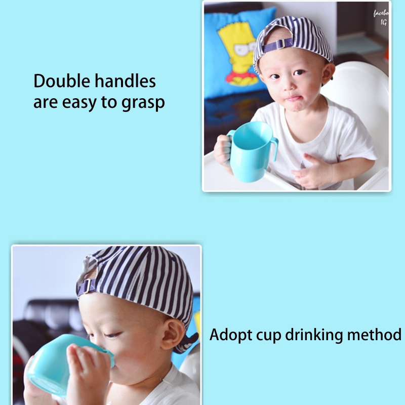 Cốc Uống Nước Miệng Xiên Giúp Bé Phát Triển Răng Miệng Chống Tumble Chống Mòn haha
