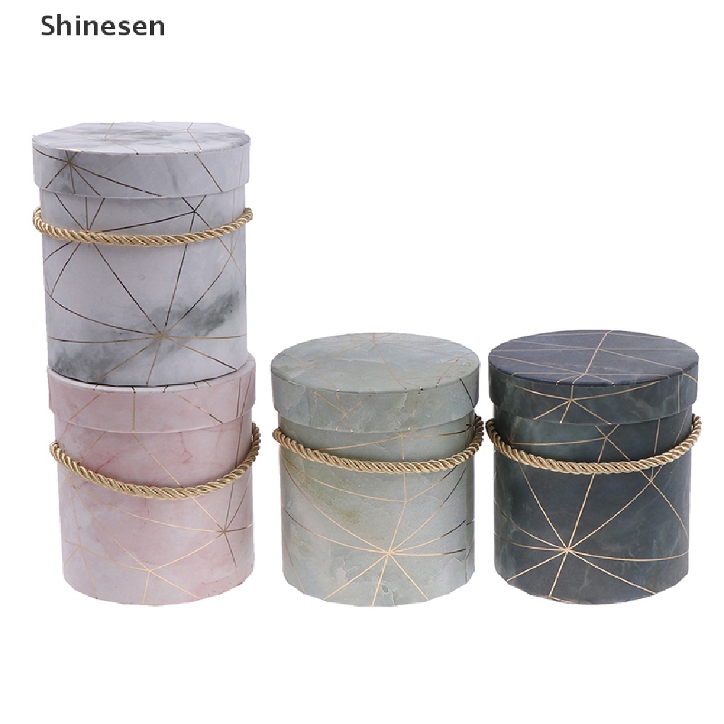 【Shines】 Mini Lid Hug Bucket Vase Replacement Gift Box Packaging Boxes for Gifts Flowers .