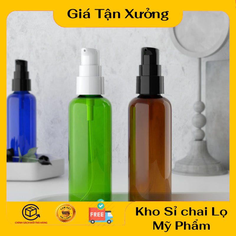 Chai Chiết Mĩ Phẩm ❤ TRÙM SỈ ❤ Chai nhựa pet xịt giọt 50ml,100ml chiết mỹ phẩm , phụ kiện du lịch