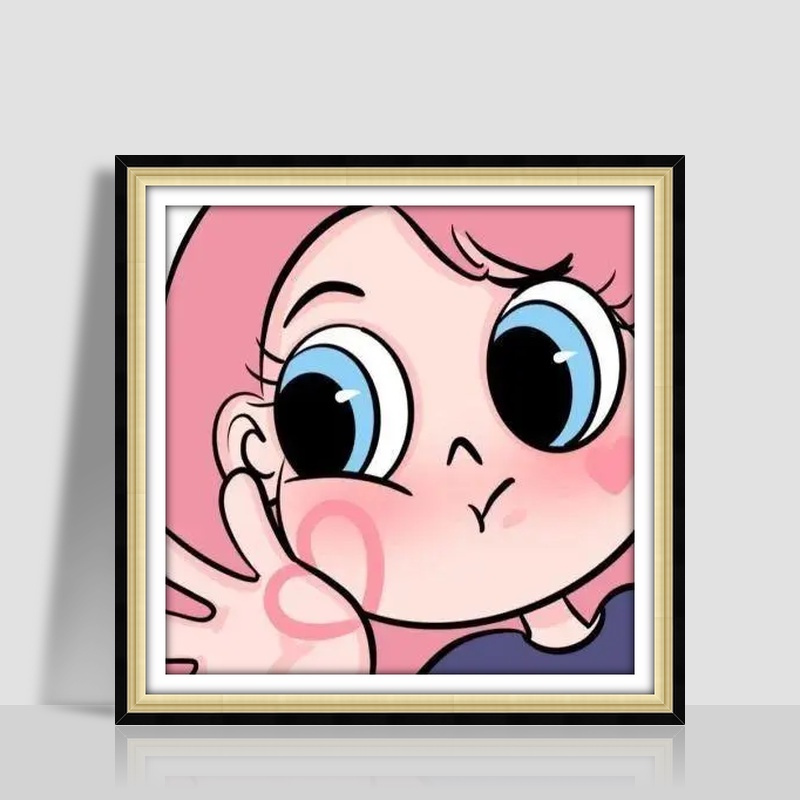 【PL】Star vs. the Forces of Evil Bộ Tranh Đính Đá 5D Tự Làm Hình Động Vật Hoạt Hình 30x30cm