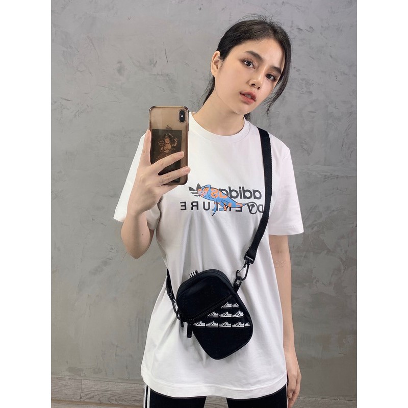 ⚡️XUẤT DƯ - SIÊU RẺ⚡️Túi đeo chéo mini Adidas Festival màu đen XUẤT DƯ FULL TEM TAG CODE