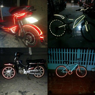 Decal phản quang xe máy