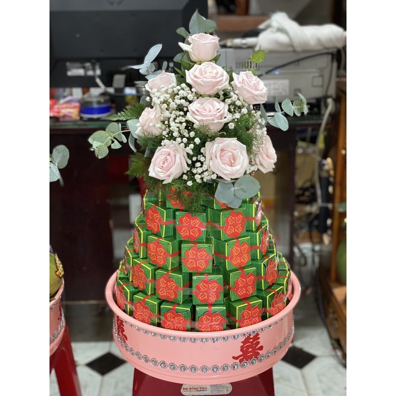 Combo 30 Hộp đựng bánh phu thê trong ngày cưới