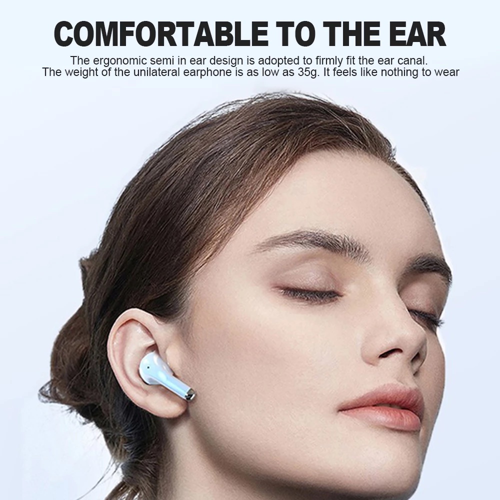 Tai nghe bluetooth Lenovo LP40 PRO, âm thanh nổi Hifi, nghe nhạc 5h, điều khiển cảm ứng, lỗi 1 đổi 1