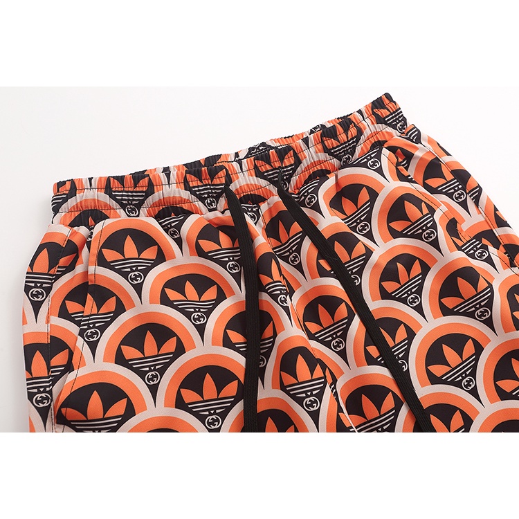 G &amp; U - - - Quần Short In logo Cỏ Ba Lá Cổ Điển Thời Trang Bắt Mắt Giản Dị