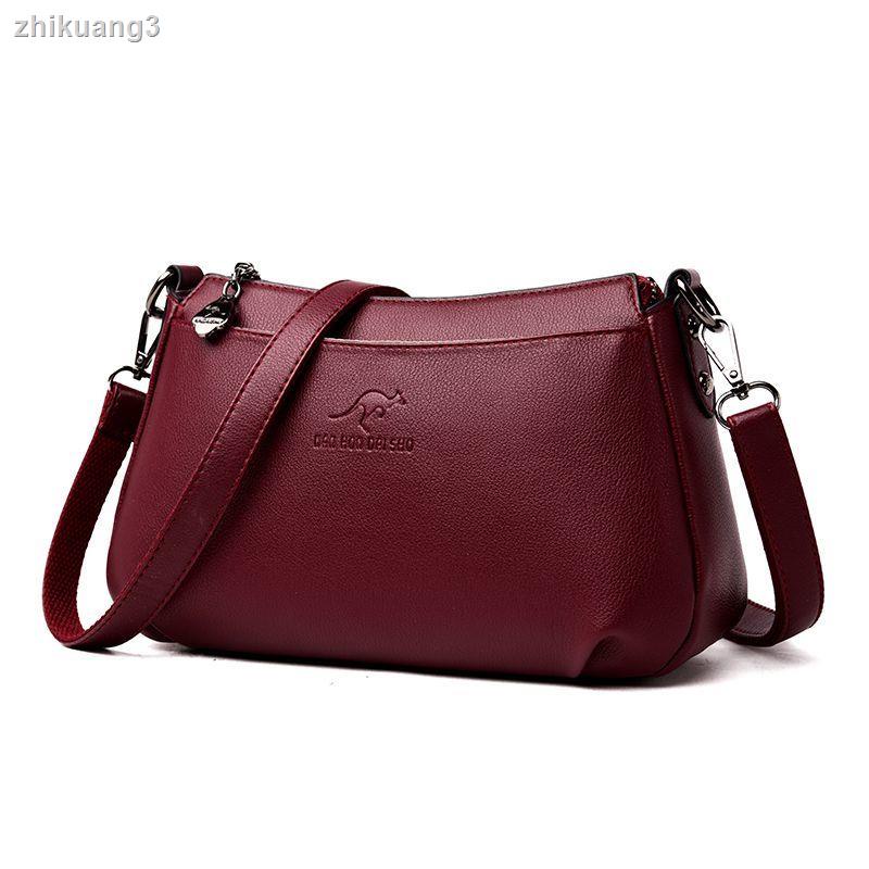 Túi Đeo Vai Bằng Da Thuộc Dễ Phối Đồ Thời Trang 2021 Dành Cho Nữ Trung Niên