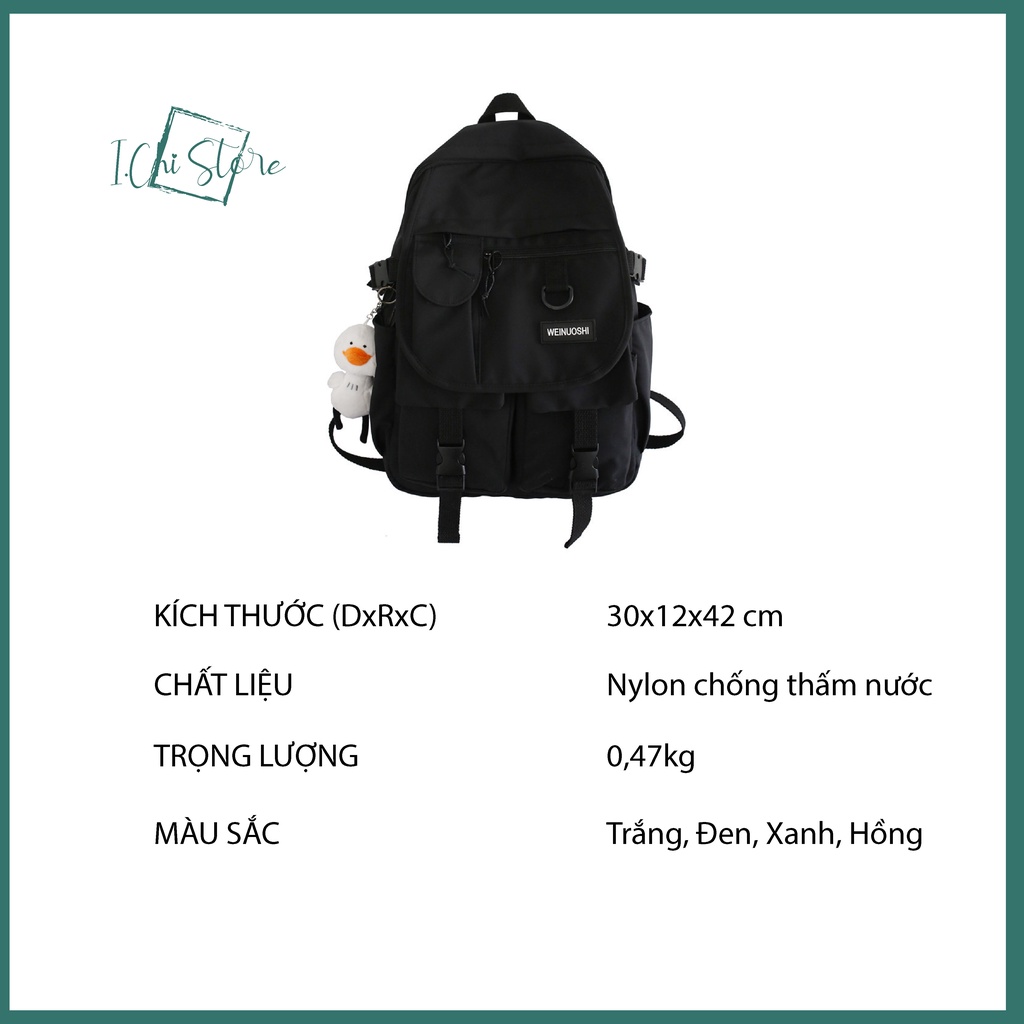 [CÓ SẴN] Balo Ulzzang, Balo Đi Học, Đựng Laptop Cho Nam Nữ Chống Thấm Nước M001