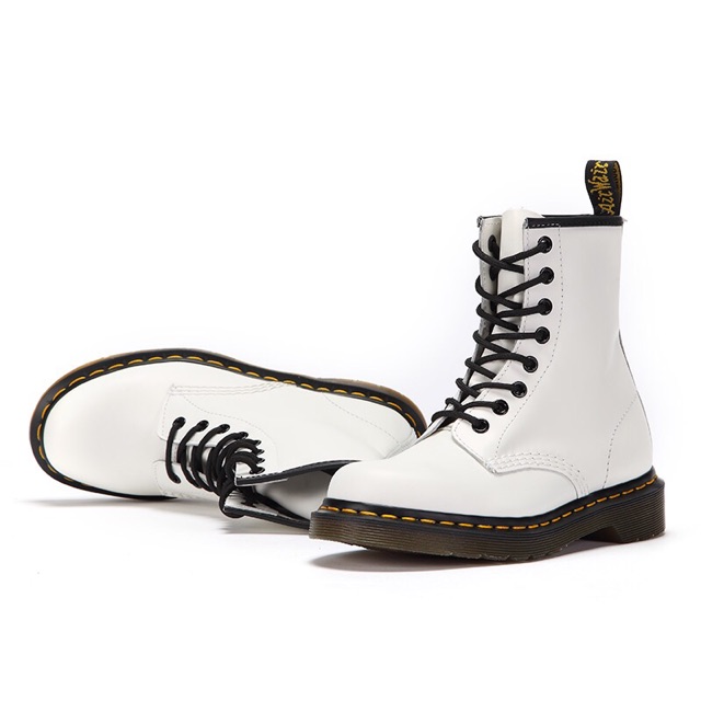 (Sẵn) Boots Dr Martens Trắng size 35-40 | BigBuy360 - bigbuy360.vn