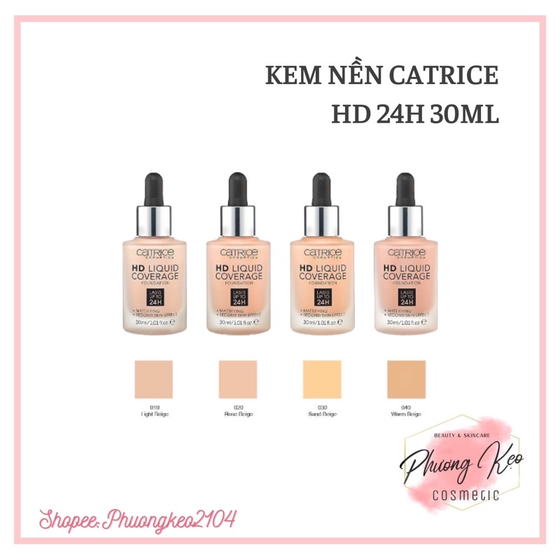 Kem nền Catrice HD 24H