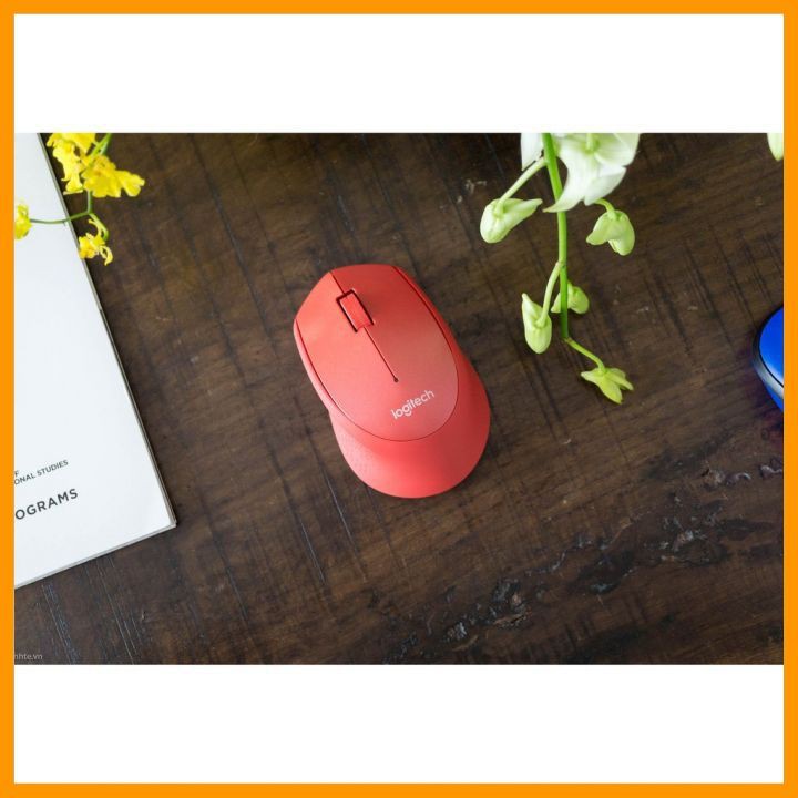 Chuột Máy Tính Không Dây Logitech M331 Silent Plus - Chống Ồn - Bảo Hành Chính Hãng 12 Tháng