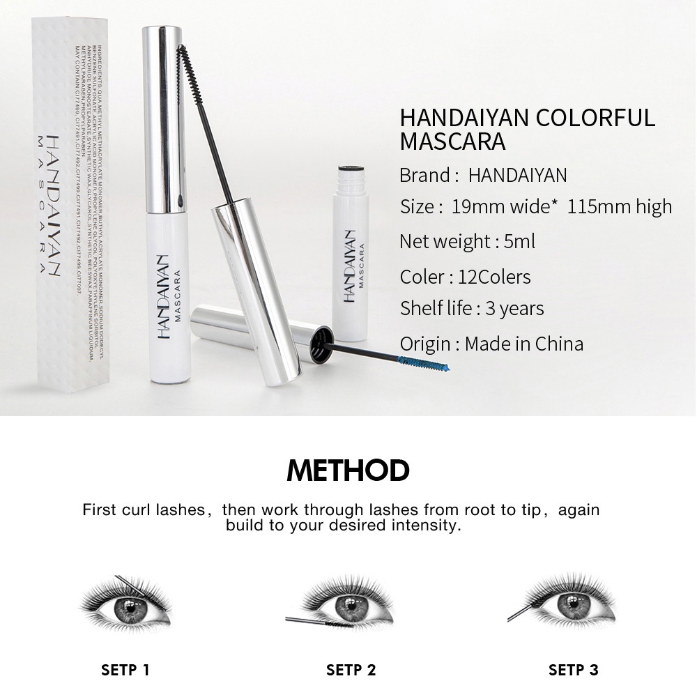 Mascara trang điểm mắt chống nhòe phong cách hóa trang