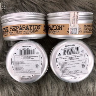 Sáp Tạo Kiểu tóc nam dạng kem Tigi Bed Head B For Man Matte Separation Workable Wax 85g ( hàng chính hãng )