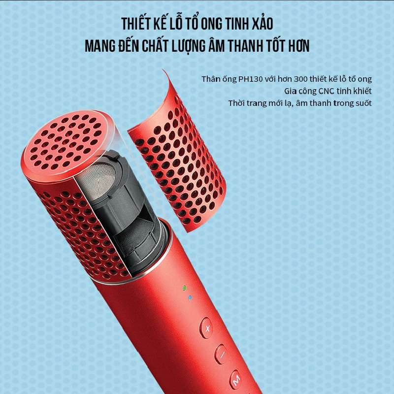 【Chính hãng】Mic thu âm đa năng chuyên nghiệp Takstar PH-130 hát karaoke, livestream, thu âm di động không cần Sound Card