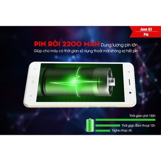 Pin Masstel Juno Q3 zin hãng