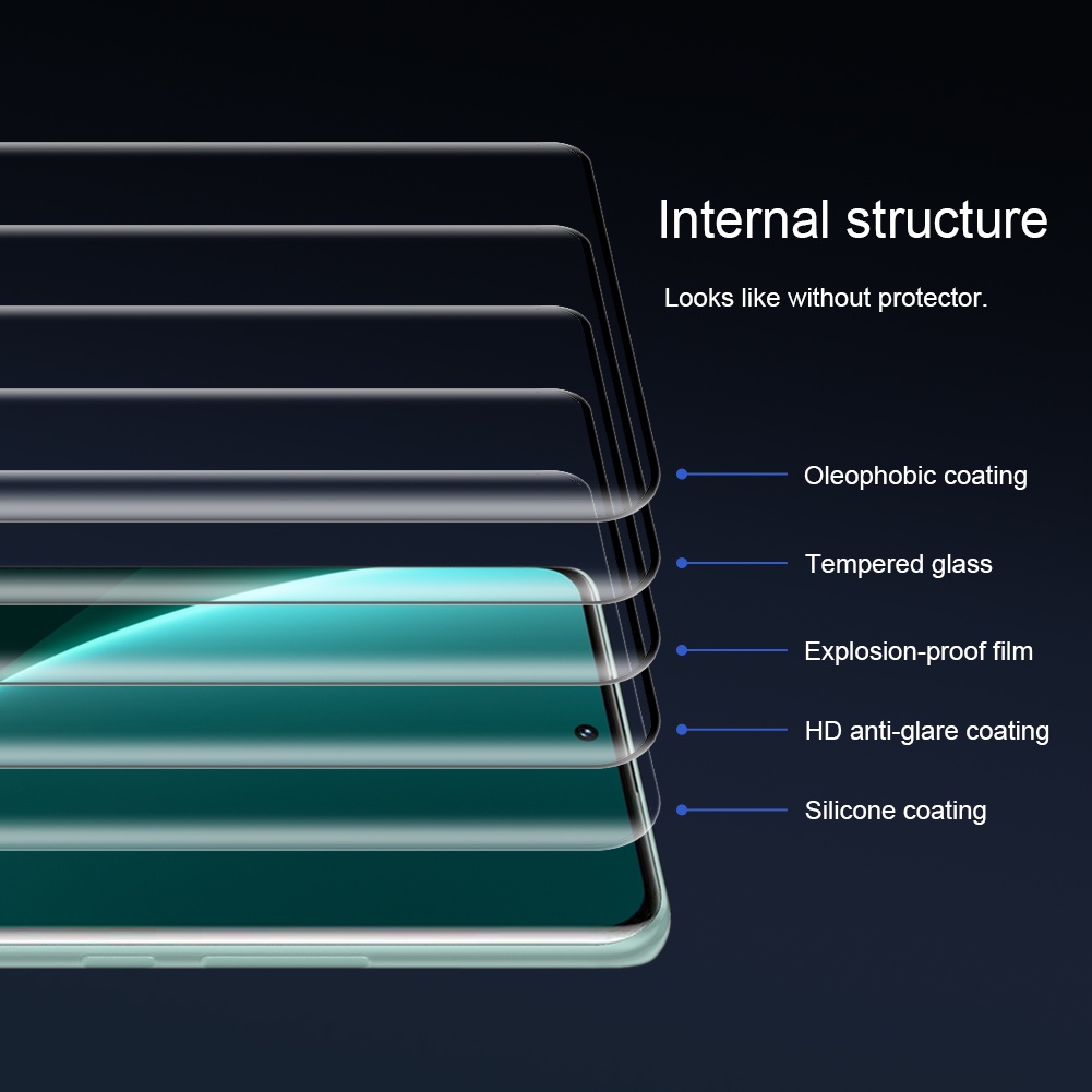 Kính Cường Lực 3D 9H Nillkin Bảo Vệ Màn Hình Cho Xiaomi 12 Pro / 12S Pro