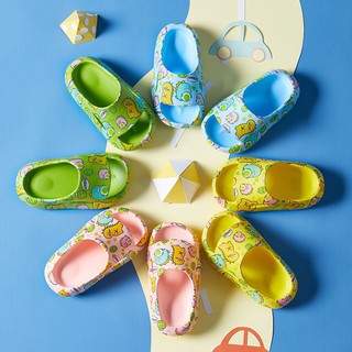 Dép Lê bánh mì cho Họa Tiết KHỦNG LONG cho bé mẫu mới Hè 2021-4KIDS