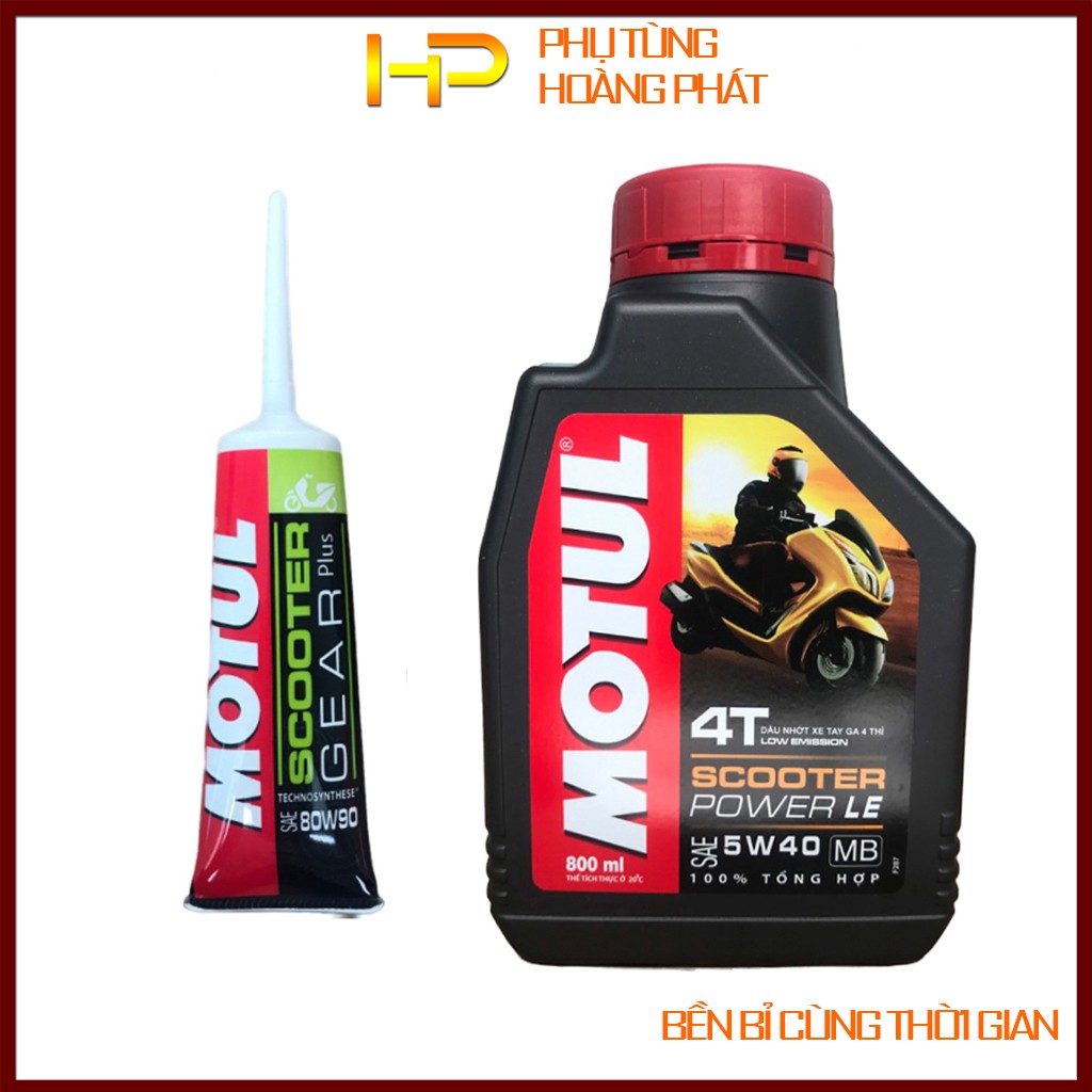 [Chính hãng] Dầu nhớt Motul Scooter Power LE 5W40 cao cấp cho xe tay ga đời mới