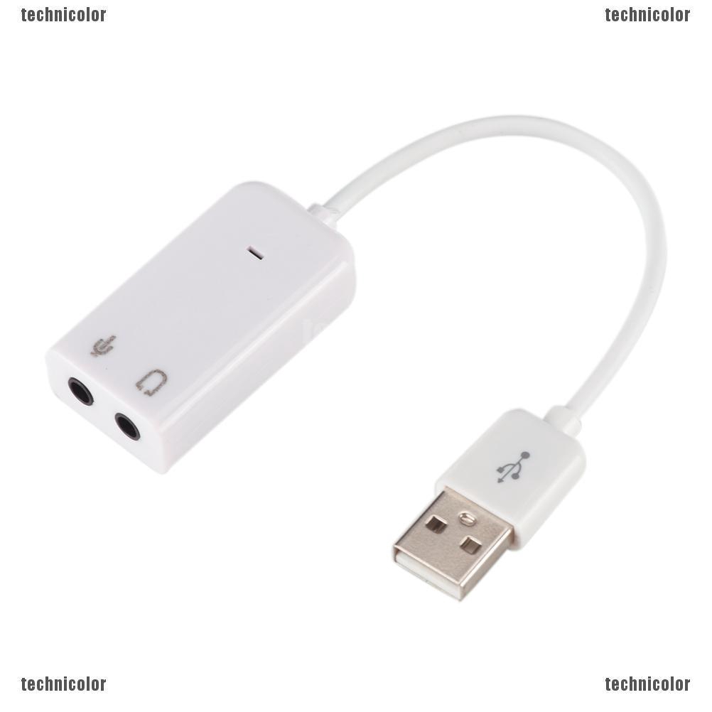 Dây chuyển đổi từ 1 giác cắm USB sang 2 cổng 3.5mm