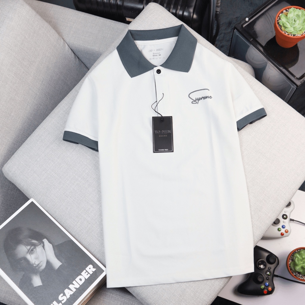 Áo Thun Nam Polo Thiết Kế Dơn Giản Sang Trọng Phối Viền Tay 4 Màu Dễ Chọn Chất Cotton Mặc Đẹp Siêu Hot NEW UNISEX