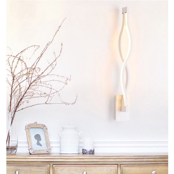 Đèn Led Trang Trí Gắn Tường Lá Xoắn 18W, Đèn Phòng Ngủ Treo Tường, Thiết Kế Đèn Phòng Khách Sang Trọng HL Lighitng