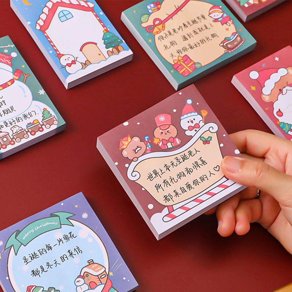 Giấy Ghi Chú Tự Dính Họa Tiết Giáng Sinh Dễ Thương