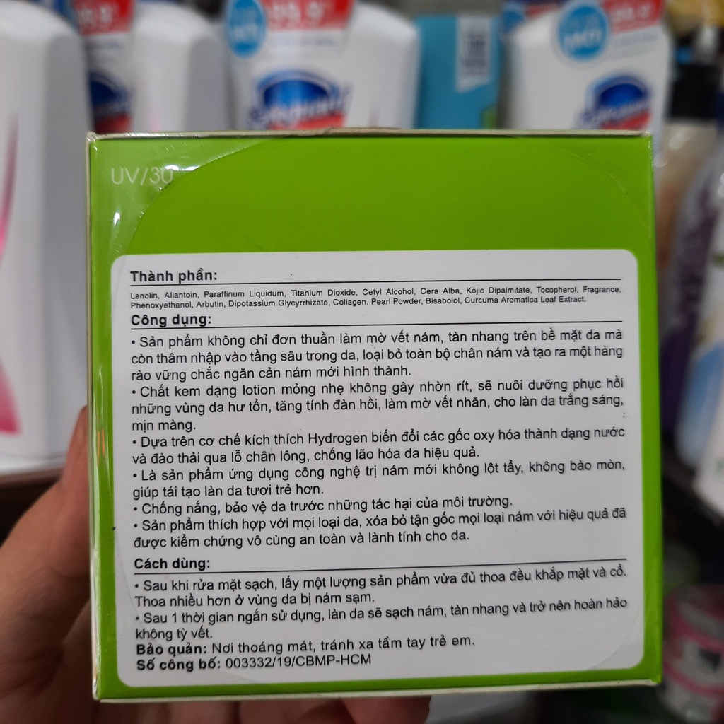 Kem nám sạm, tàn nhang, đồi mồi Luxury Zara 30g