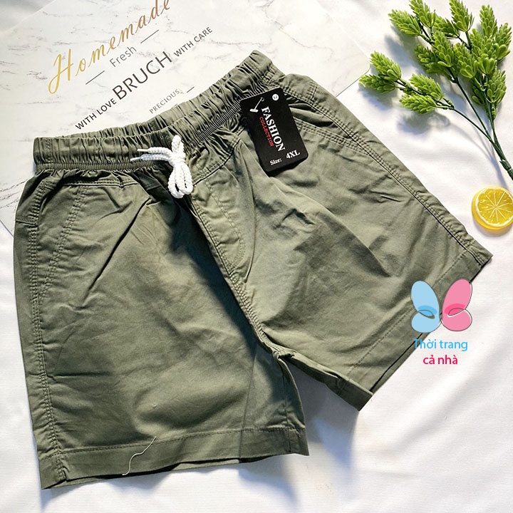 Quần đùi nữ từ 55-66kg vải kaki tốt có độ giãn - hàng đẹp - lưng thun có dây rút - DEPDAI | BigBuy360 - bigbuy360.vn