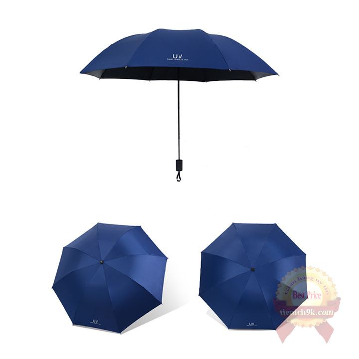 Ô Dù 2 lớp che nắng mưa chống tia UV 8 nan cao cấp Nhật Bản