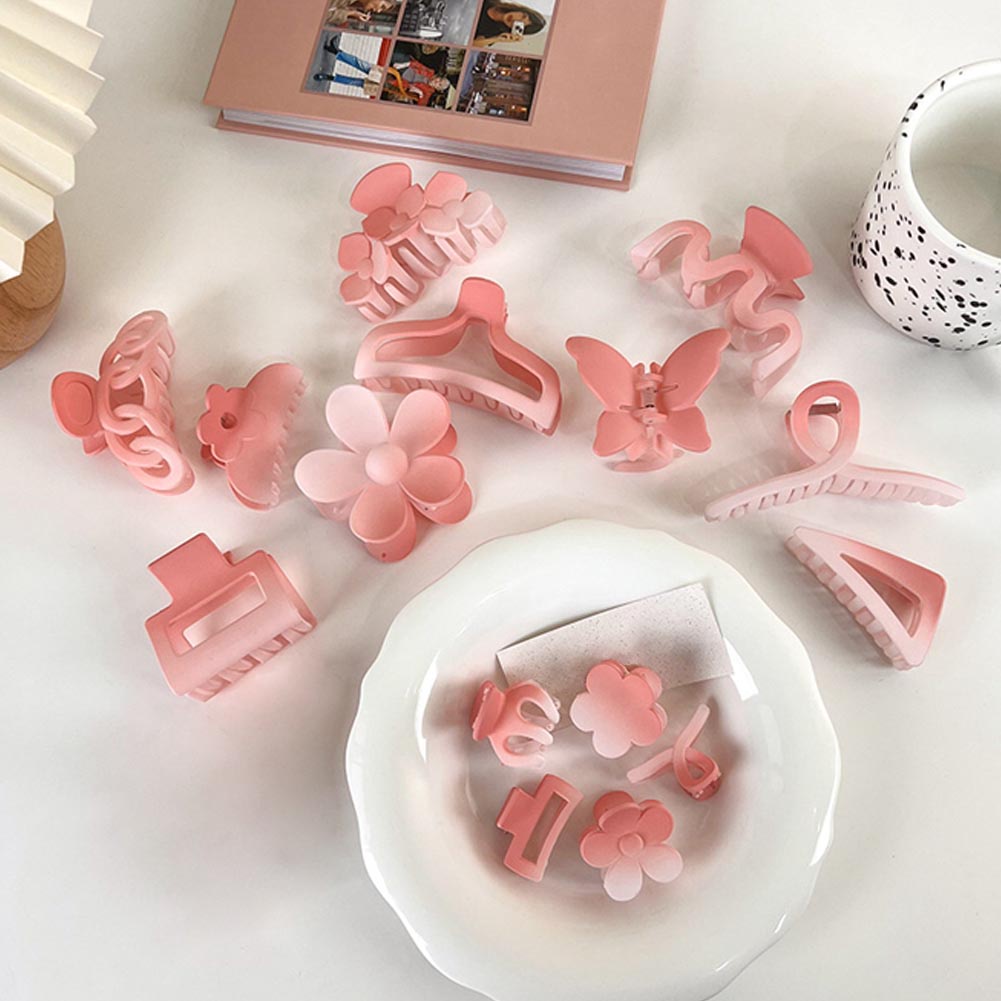 Kẹp Tóc Hình Cá Mập Đính Hoa Anh Đào Xinh Xắn