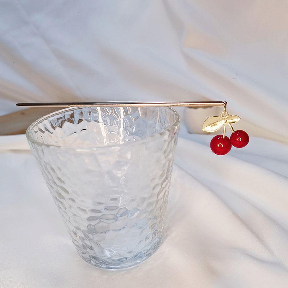 Trâm Cài Tóc Trung Hoa Hình Quả Cherry / Cá Sáng Tạo Dành Cho Cô Dâu