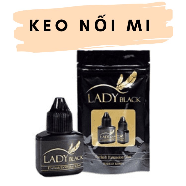 Keo nối mi Lady black/Sky hàn quốc 5ml