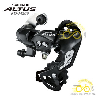 Củ cùi đề sau xe đạp Shimano Altus RD-M280 7-8 Speed - Hàng chính Hãng