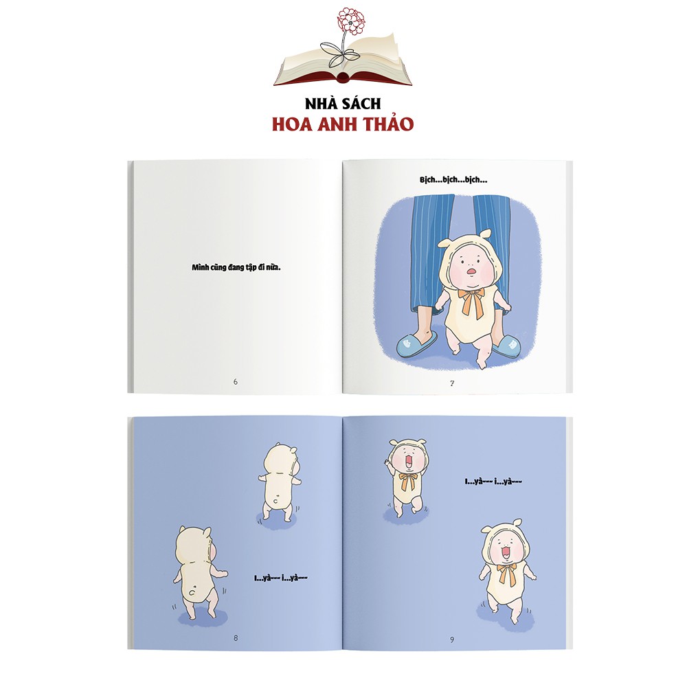 Sách Ehon Nhật Bản - Làm quen với cuộc sống cùng Tengu (Combo 4 cuốn)