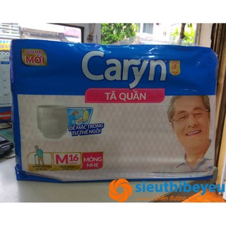 Bỉm quần caryn m16+2/l14+2