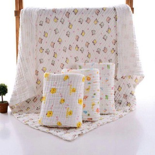 Combo 2 khăn tắm sợi tre aden 6 lớp loại to m2 cho bé