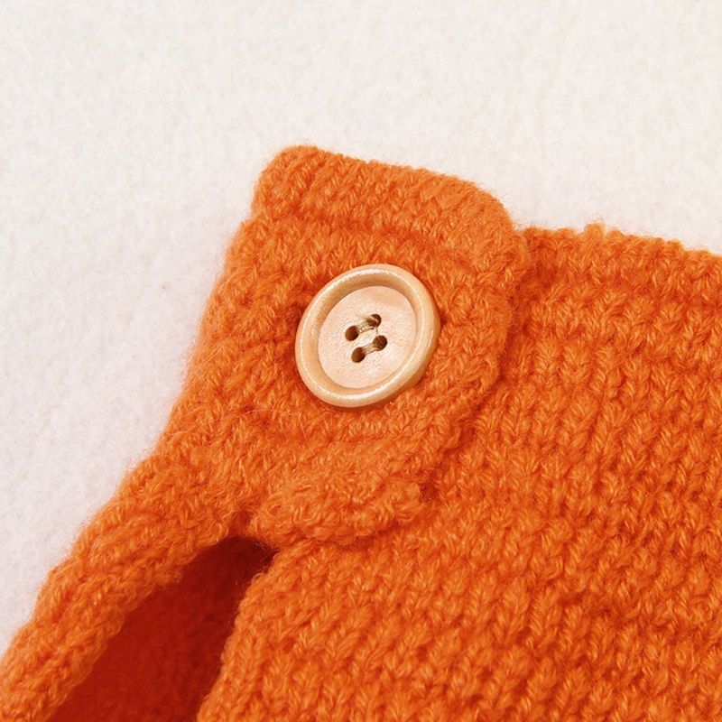 Bộ Quần Áo Đan Len Mềm Mại Hình Động Vật Dễ Thương Dùng Làm Phụ Kiện Chụp Ảnh Cho Bé Sơ Sinh