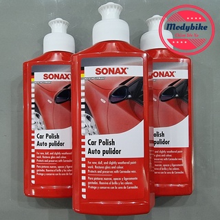 Kem đánh bóng sơn xe mờ xước sonax car polish 250ml - 300100